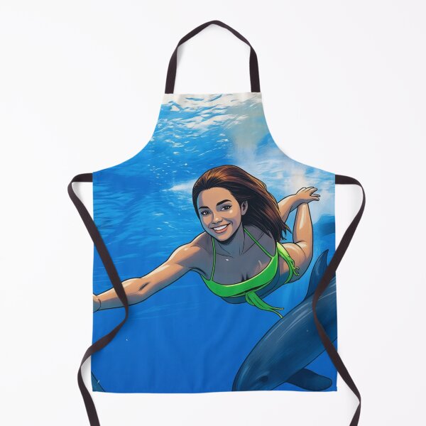 Item preview, Lederbraun Schwimmen mit Delfinen designed and sold by pjd94.