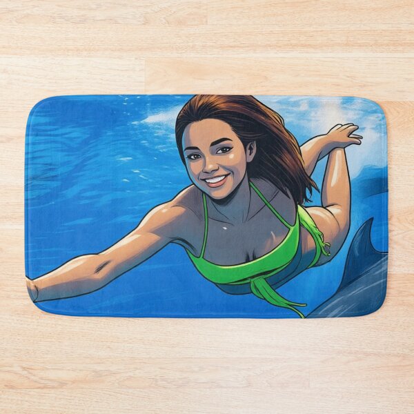 Item preview, Lederbraun Schwimmen mit Delfinen designed and sold by pjd94.
