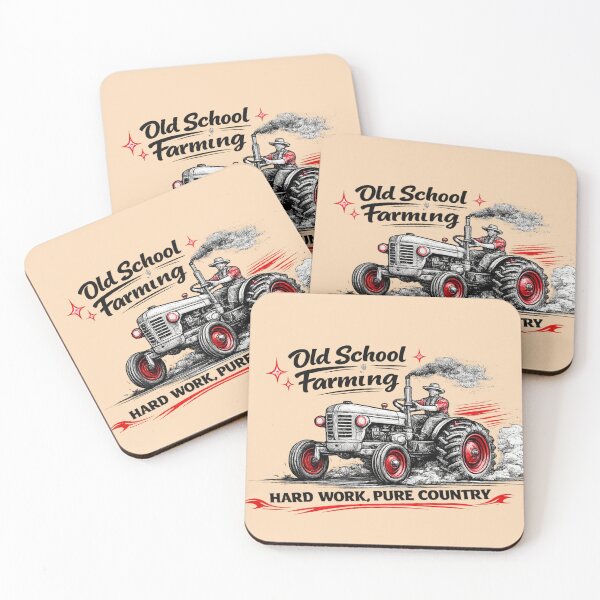 Item preview, AI Vintage Tractor Line Art – Old School Farming Farmer Illustration | “Hard Work, Pure Country” designed and sold by Cleora Art .
