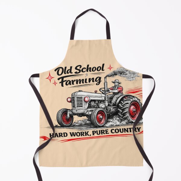 Item preview, AI Vintage Tractor Line Art – Old School Farming Farmer Illustration | “Hard Work, Pure Country” designed and sold by Cleora Visuals.