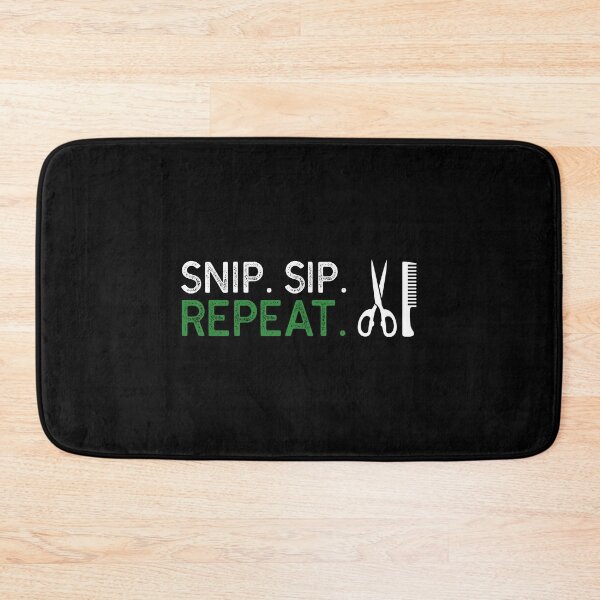 Item preview, Snip Sip Repeat Barber Alcohol T-Shirt designed and sold by KLoCoShop.