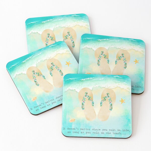 Item preview, Tropical Vibes - Flipflops designed and sold by Amanda-Lakey.