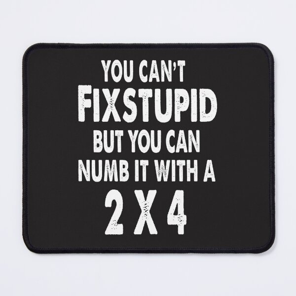 Item preview, You Can't Fix Stupid But You Can Numb It With A 2*4 designed and sold by karmastore.