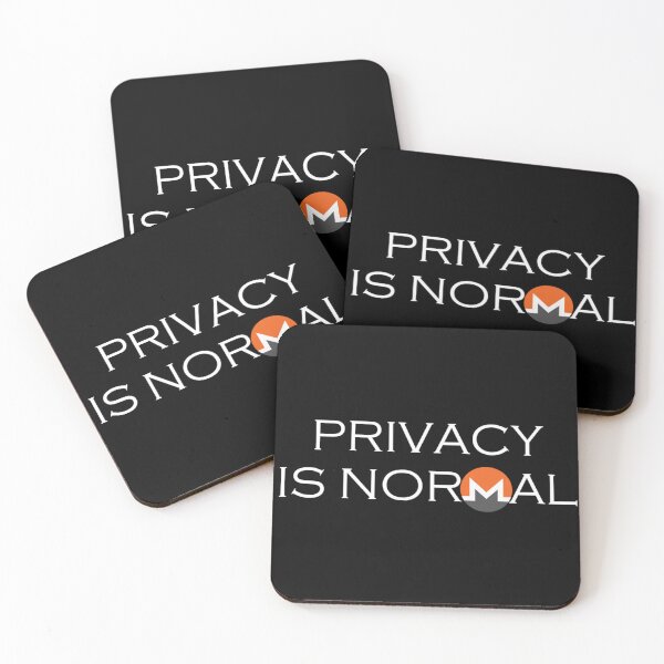 Item preview, Privacy is Normal XMR | Bold Monero Crypto Statement designed and sold by Based History.