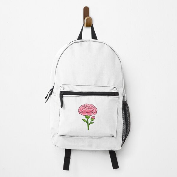 Item preview, Carnation, Cute Flower, Kawaii Chibi Design designed and sold by shadow-bloom.