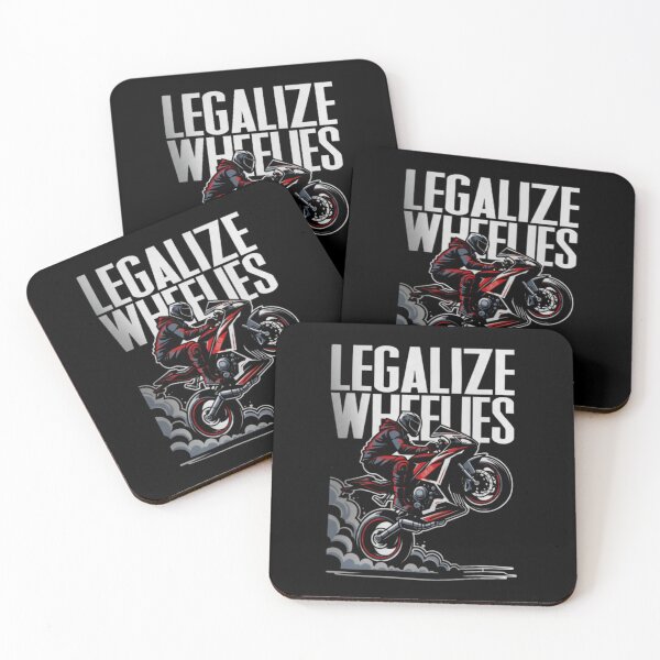 Item preview, Legalize Wheelies – Stunt Motorcycle Design designed and sold by TwoWheels-shop.