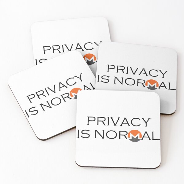 Item preview, Privacy is Normal Monero | Bold, Modernist XMR Statement designed and sold by Based History.