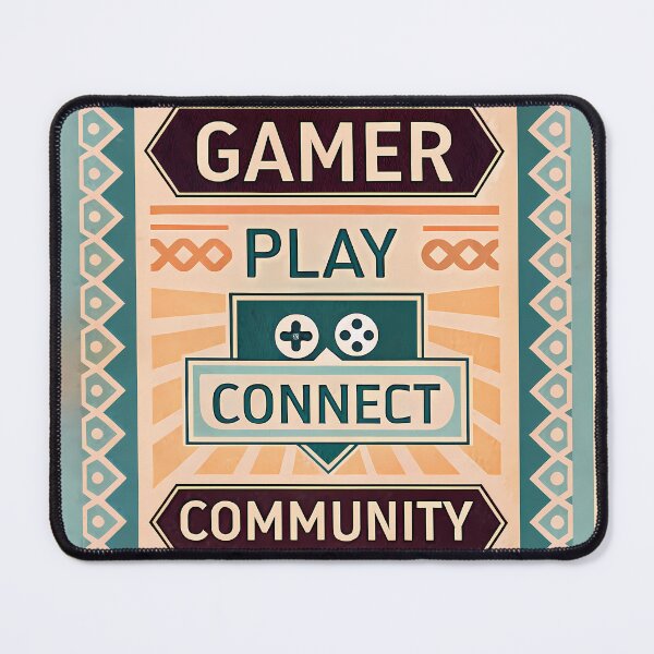Item preview, Retro Gamer Badge Play Win Gaming Illustration designed and sold by ART ATTACK ZONE.