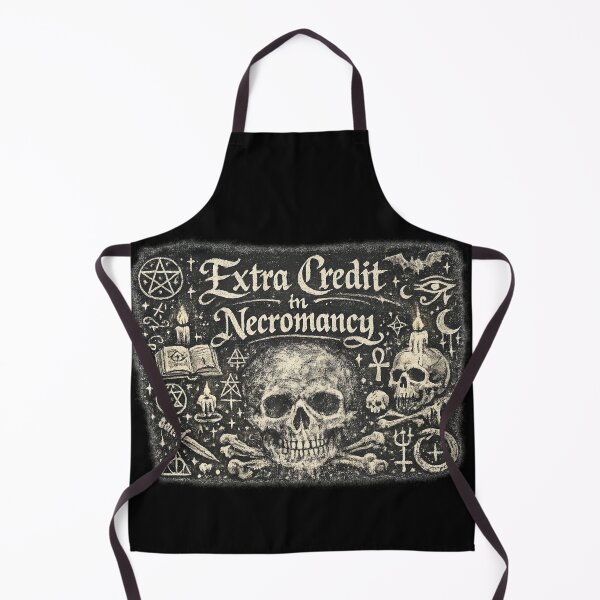 Item preview, Extra Credit in Necromancy – Occult Chalkboard Phrase designed and sold by Mouraludia.