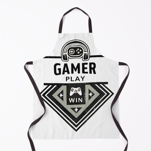 Item preview, Art Vintage Gamer Badge Play Win Gaming Illustration designed and sold by ART ATTACK ZONE.