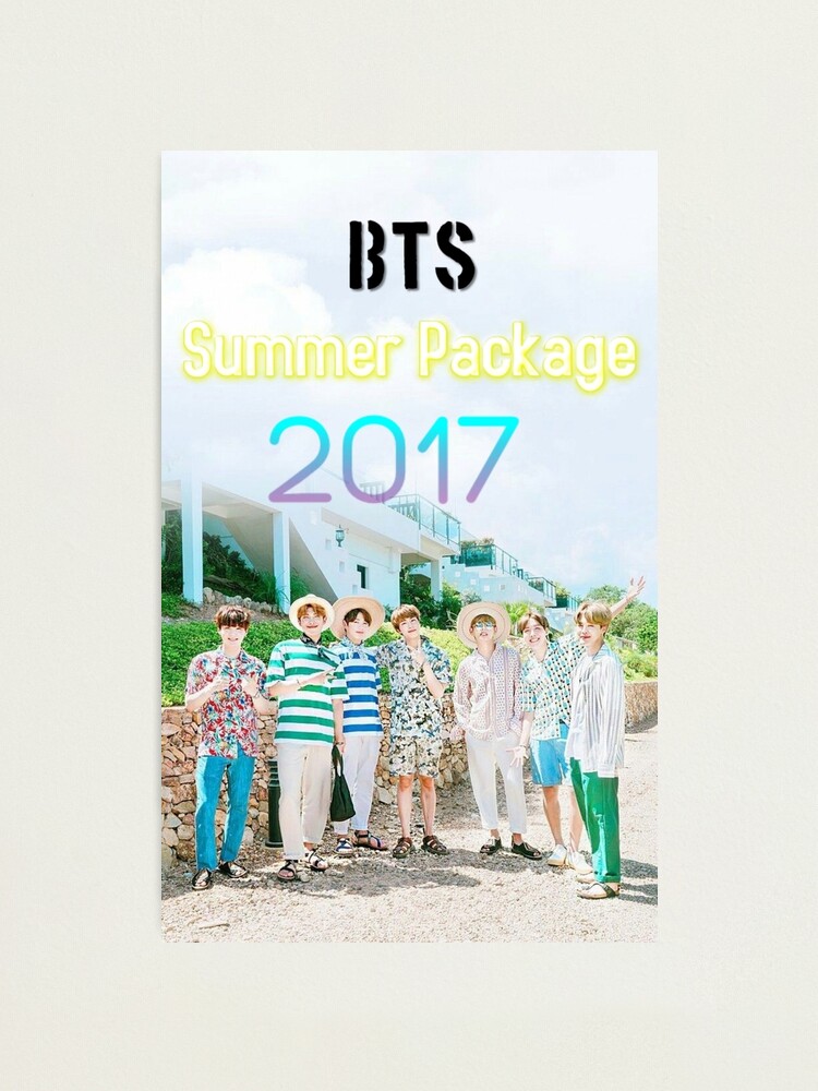 Bts Summer Package 17 Photographic Print By Phoenixisarmy Redbubble