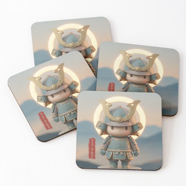 Item preview, The Life Samurai: The "Peaceful Warrior" (Pastel & Powerful) Tulpa designed and sold by CleverCulture.