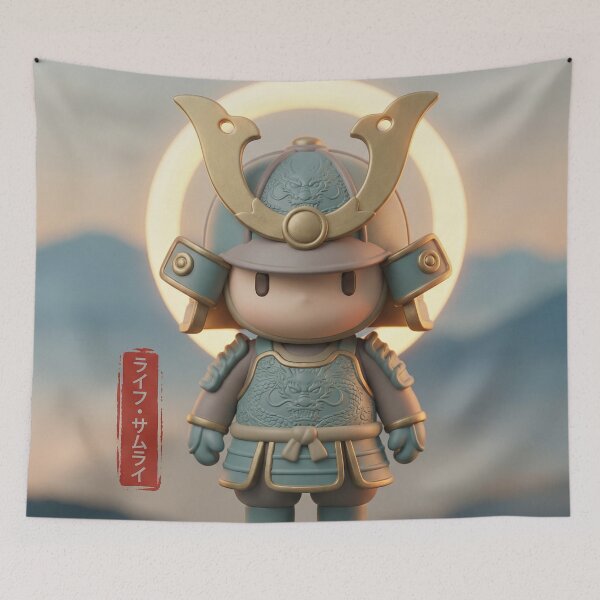 Item preview, The Life Samurai: The "Peaceful Warrior" (Pastel & Powerful) Tulpa designed and sold by CleverCulture.