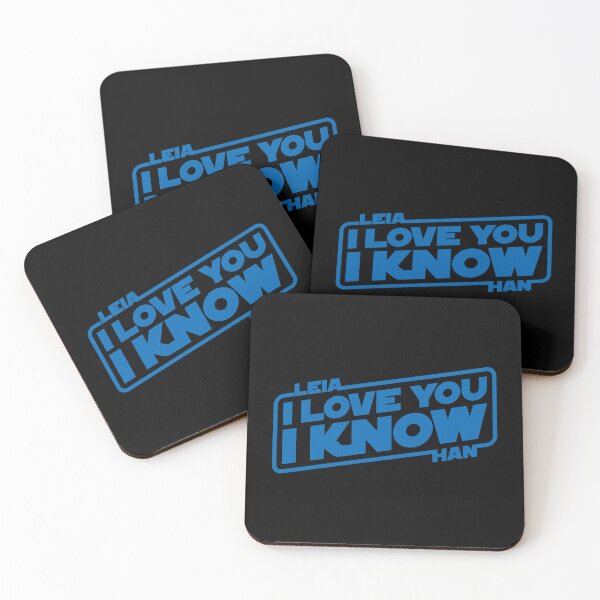 Item preview, Leia and Han - I Love You. I Know designed and sold by The Common Tee.