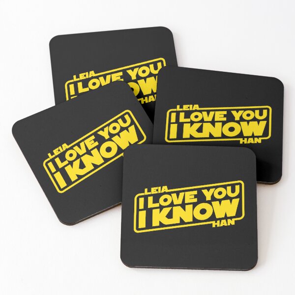 Item preview, Leia and Han - I Love You. I Know designed and sold by The Common Tee.