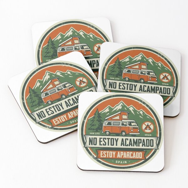 Item preview, I'm not camped out - Van Life Spain Retro Badge designed and sold by VanSpirit.
