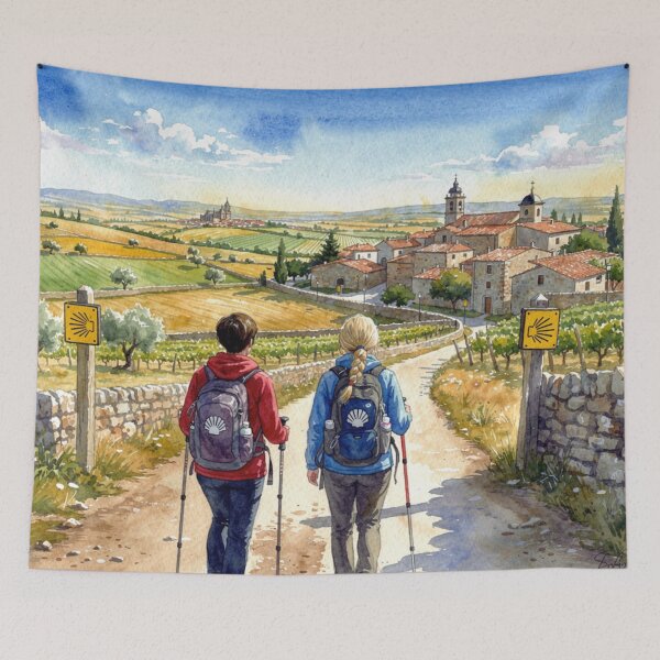 Item preview, Pilgrims on the Way of St. James (Spain) designed and sold by jefboutique6150.