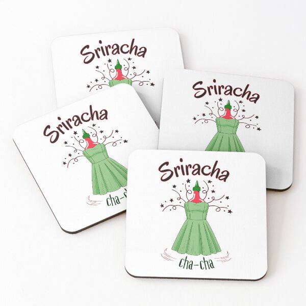 Item preview, Sriracha-cha-cha | Funny Spicy Hot Sauce Dance Pun designed and sold by SunandShade.