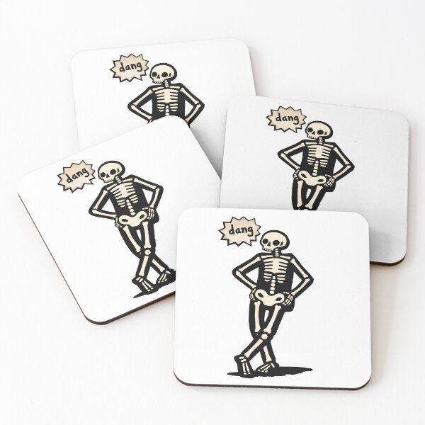 Item preview, Dang Skeleton Funny Halloween Illustration designed and sold by Senkov.