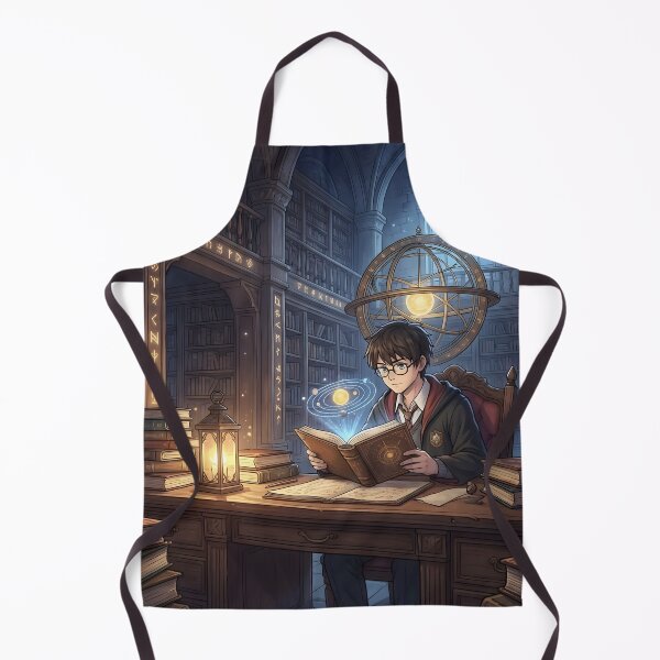 Item preview, Fantasy Wizard Library Art – Dark Academia Magic Study Illustration for Home Decor designed and sold by AbstractAuraArt.