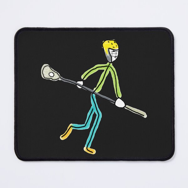 Item preview, Lacrosse Playing Stickman designed and sold by Mark-Ewbie.