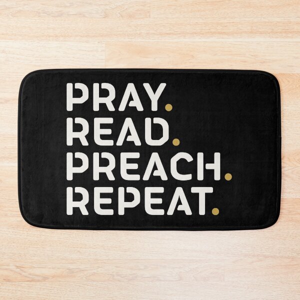 Item preview, Pray Read Preach Repeat, Preacher Pastor Minister Design designed and sold by Angela Dow.