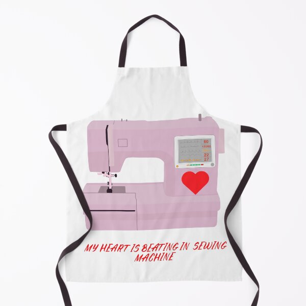 Item preview, MY HEART IS BEATING IN SEWIG MACHINE LOVE TO SEWING designed and sold by AleksandraJac05.