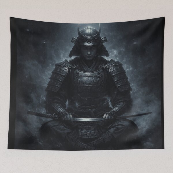 Item preview, Meditation of the Silent Samurai | Mythic Fantasy Art designed and sold by PixelStorage.