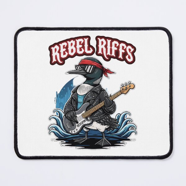 Item preview, Rebel Loon Rocker - Cool Bird with Guitar Retro Design designed and sold by luxurytoushes.