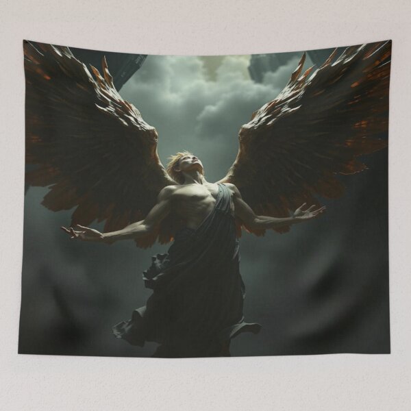 Item preview, Fallen angel with torn wings designed and sold by Mmarchi1991.