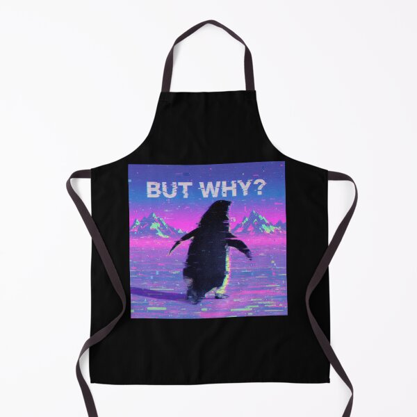 Item preview, But Why? Nihilist Penguin Meme Design designed and sold by Dandy Pixel.