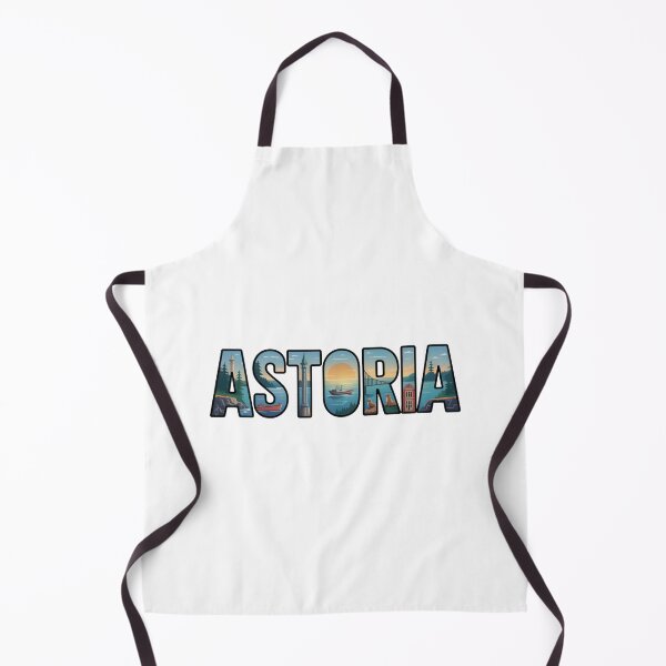 Item preview, ASTORIA Oregon - Illustrated Landmark Letters designed and sold by CircinusStore.
