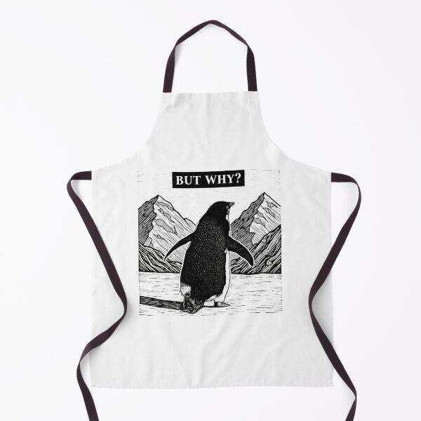 Item preview, But Why? Nihilist Penguin Meme Design designed and sold by Dandy Pixel.