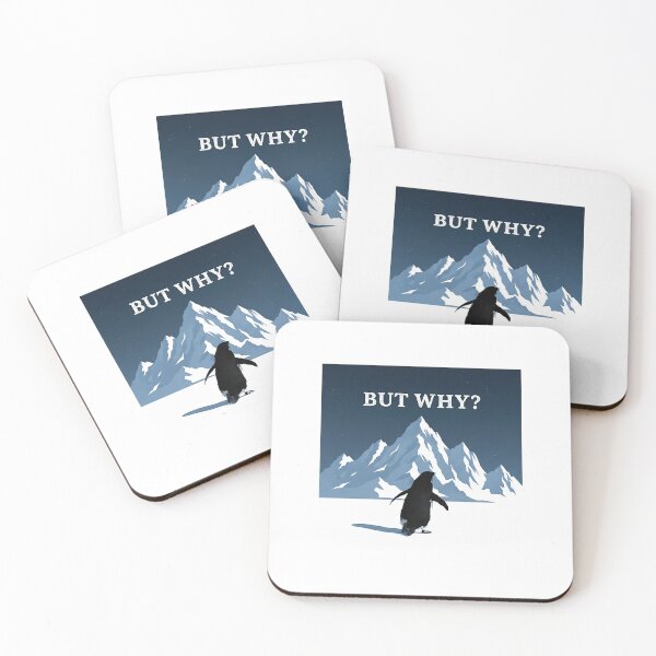 Item preview, But Why? Nihilist Penguin Meme Design designed and sold by Dandy Pixel.