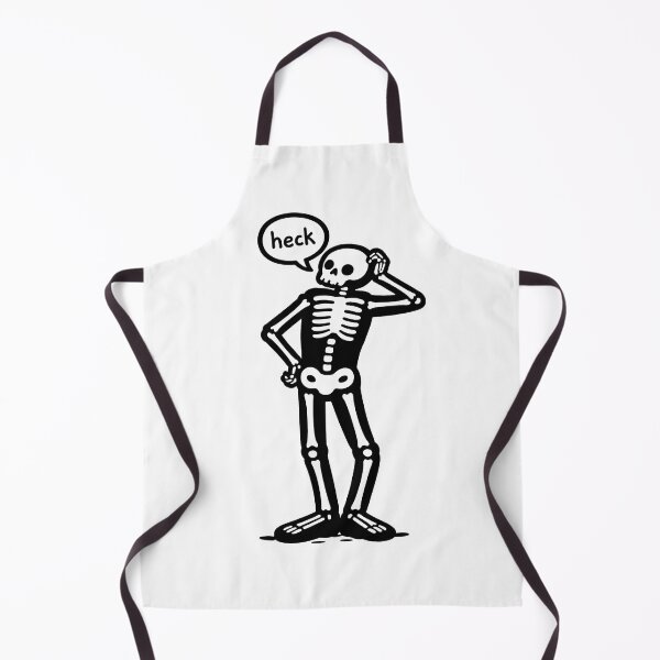 Item preview, Funny Skeleton Saying Heck Meme designed and sold by Senkov.