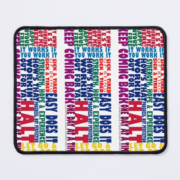 Item preview, 12 Step AA Recovery Slogans designed and sold by Henry Nelson Design.