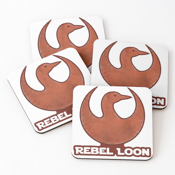 Item preview, Red Rebel Loon - Distressed Scratched Metal Minnesota designed and sold by The Grumpy Pet Club.