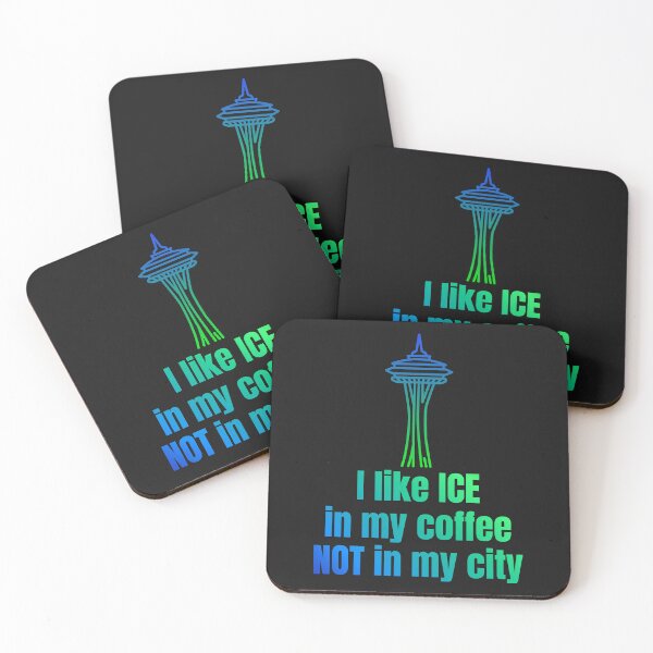 Item preview, I like ICE in my coffee NOT in my city- Seattle Washington WA designed and sold by EvergreenRevolt.