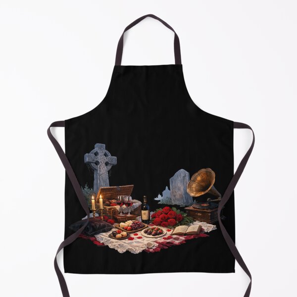 Item preview, Gothic Graveyard Picnic – Dark Romantic Still Life designed and sold by Mouraludia.