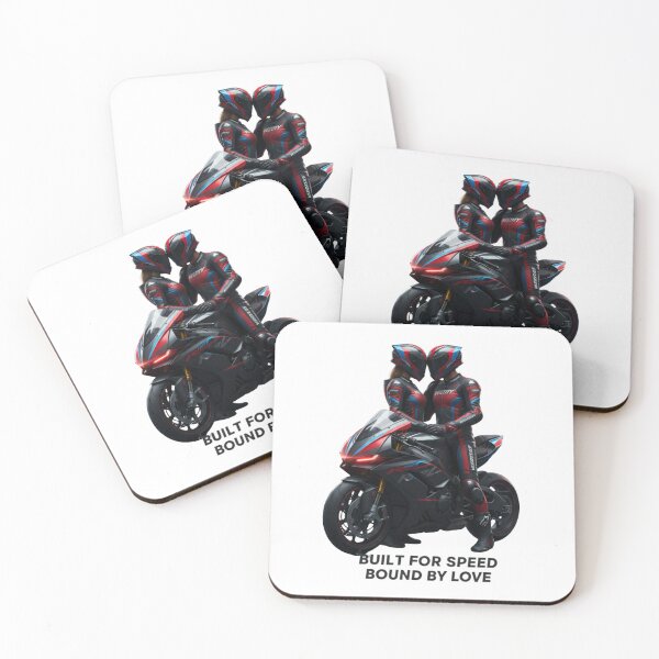 Item preview, Built for Speed. Bound by Love- Motorcycle Couple Design designed and sold by TwoWheels-shop.