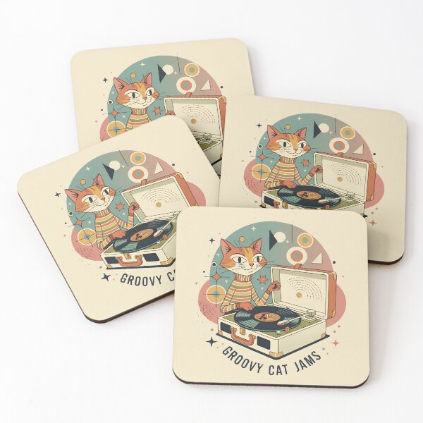 Item preview, Groovy Cat Jams. designed and sold by Artquinox.
