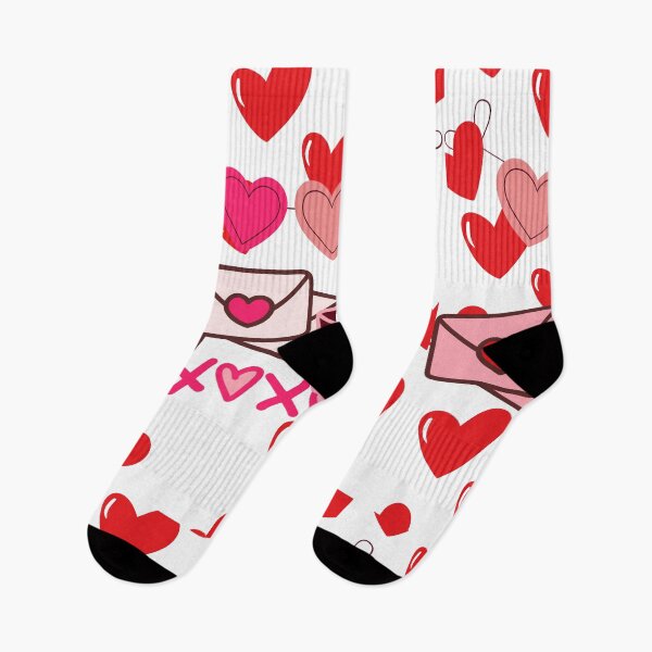 Artikelvorschau, Valentinsherzen & Liebesbriefe – Niedliches XOXO-Muster entworfen und verkauft von 1234saad.