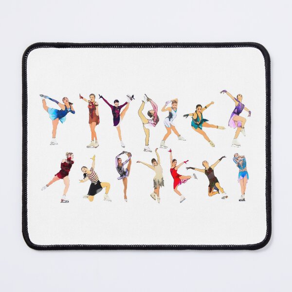 Item preview, Female Figure Skaters Art  designed and sold by thatskatingshop.