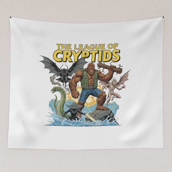 Item preview, The League of Cryptids designed and sold by CryptidCharm.