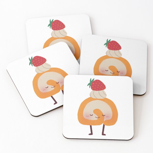 Item preview, Strawberry Cream Roll Buddy designed and sold by Asutip.