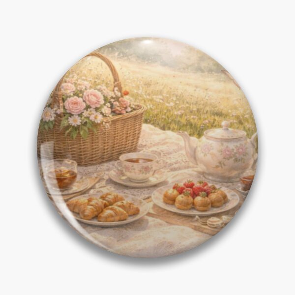 Item preview, Fairytale Tea Picnic – Wildflowers, Pastries & Butterflies (Victorian Cottagecore) designed and sold by ArtFreshStudio.