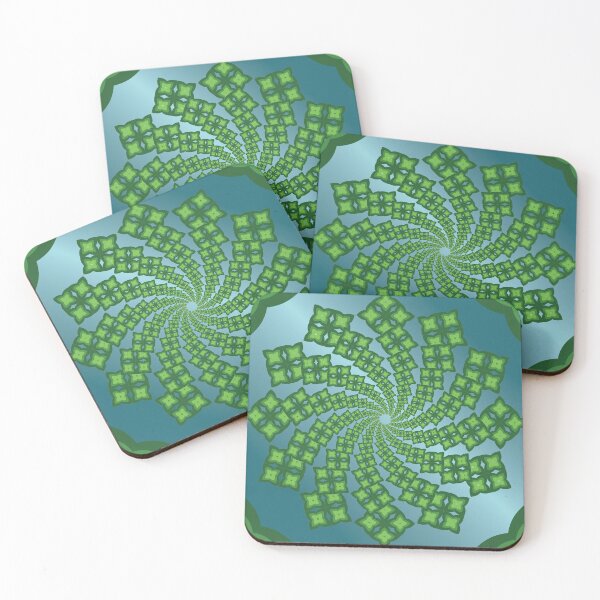 Item preview, Green Flow Mandala of Renewal designed and sold by OIL Pattern Design .