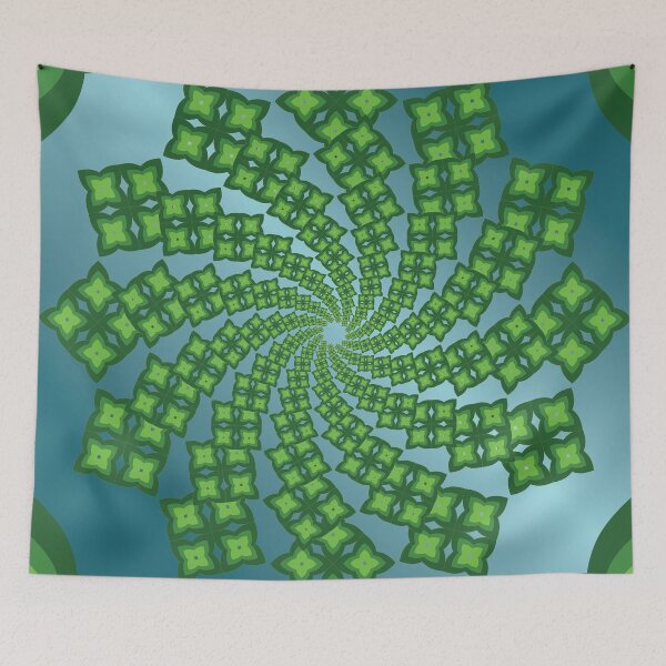 Item preview, Green Flow Mandala of Renewal designed and sold by OIL Pattern Design .