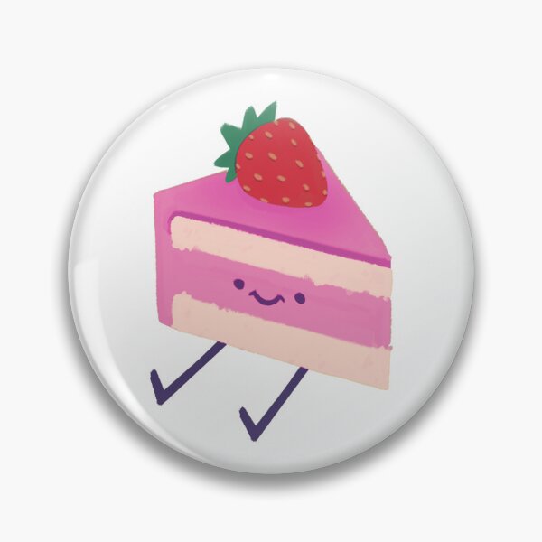 Item preview, Happy Strawberry Cake Slice designed and sold by Asutip.