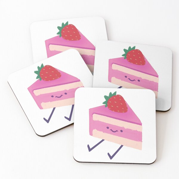 Item preview, Happy Strawberry Cake Slice designed and sold by Asutip.